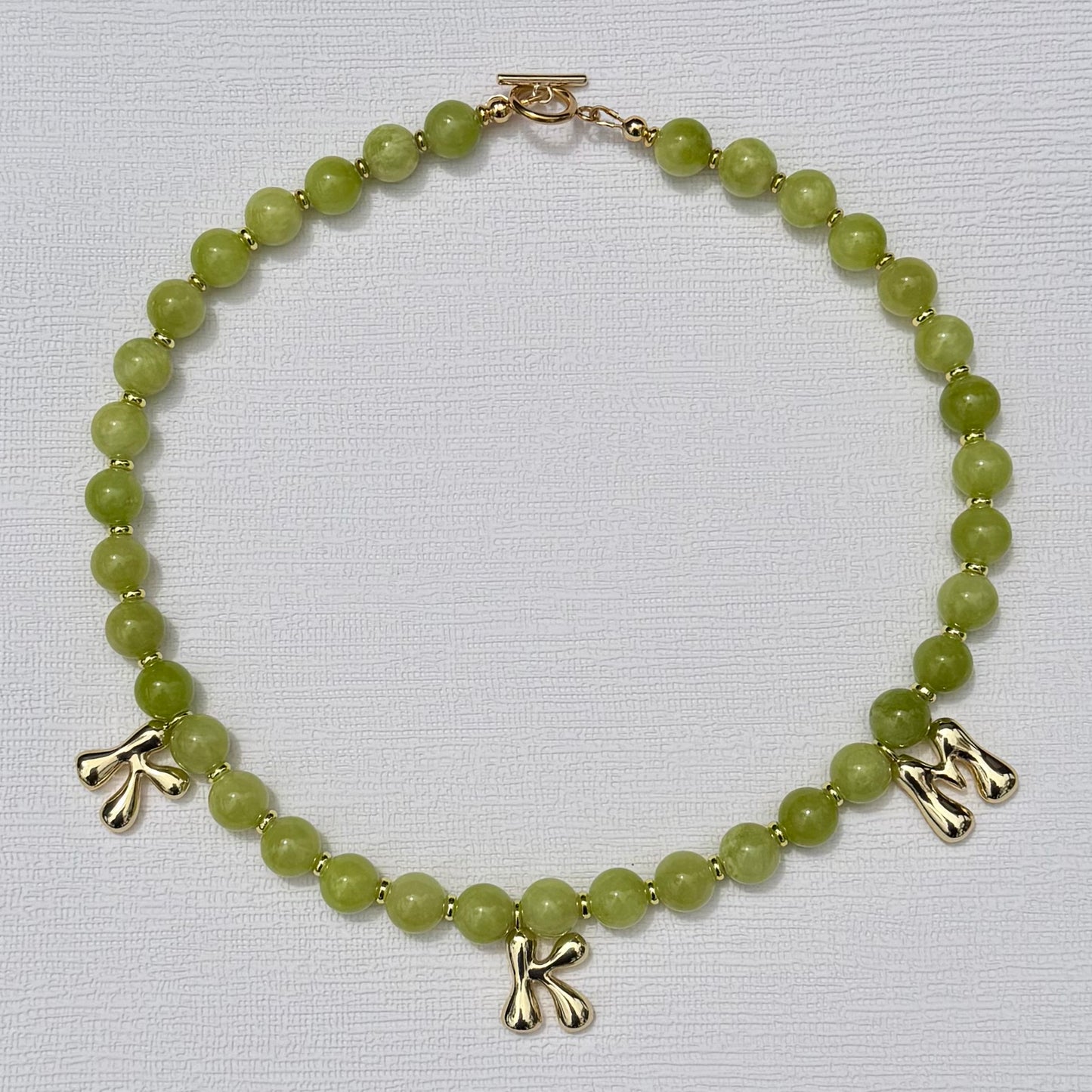 Lime Initial Necklace